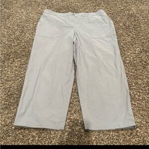 Eileen Fisher organic cotton blend cropped pants size XL